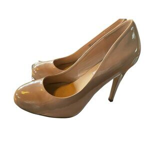 Steven Madden Pumps 3" Heels Nude Round Toe Shoes 7.5 M Classic Career Wedding +